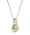 Ostbye - 14K Gold Swirl Diamond Fashion Pendant