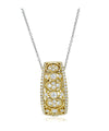 Simon G.- 18K Yellow Gold Diamond Pendant