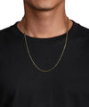 24 Inch 14K Yellow Gold Mens Link Chain Necklace