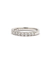 14K White Gold Lab Diamond Anniversary Band