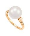 Honora 14K Yellow Gold Diamond and Pearl Fashion Ring