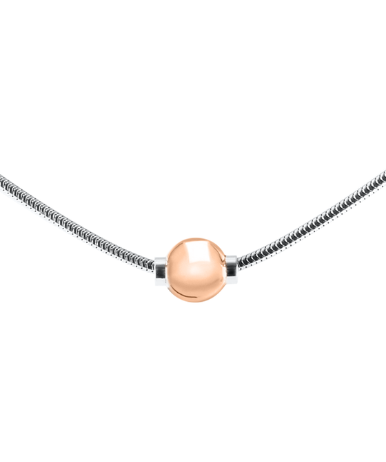 Cape Cod Two Tone Sterling Silver & Rose Gold Necklace