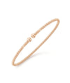 Split 14K Rose Gold Beaded Bujukan Bangle