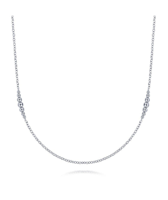 32 inch 925 Sterling Silver DBY Necklace