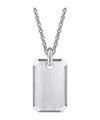 Sterling Silver Dog Tag Pendant